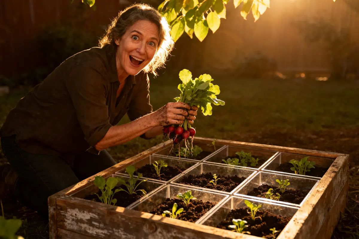Carré potager de 1 m² : comment récolter légumes et herbes sans interruption de mars à novembre